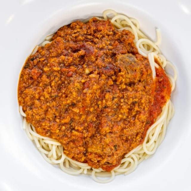 Spaghetti with Meat Sauce.