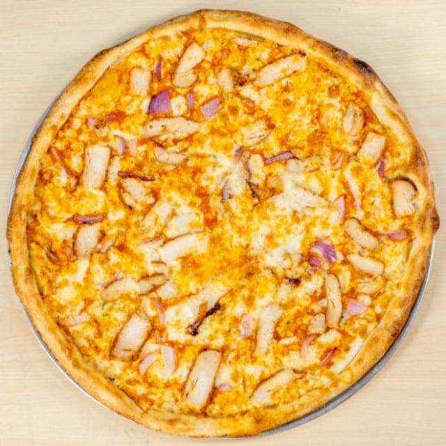 BBQ Chicken Pizza.
